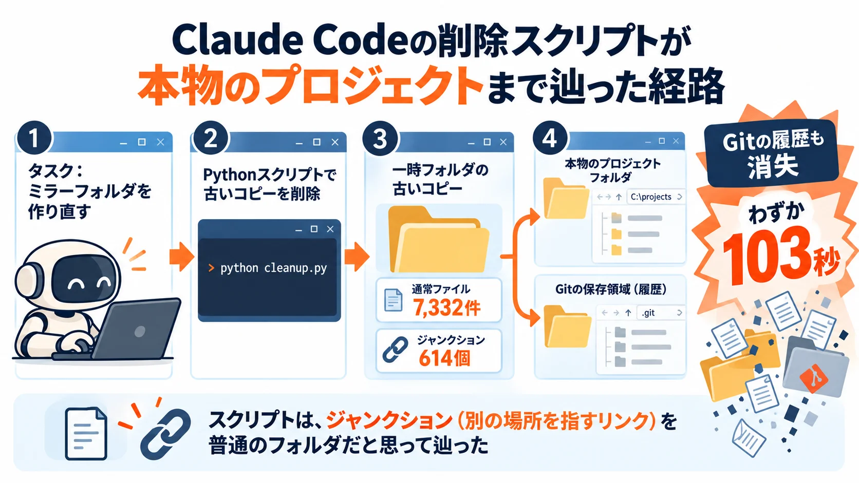 Claude Codeの削除スクリプトが本物のプロジェクトまで辿った経路